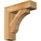 Ekena Millwork Imperial Block Rough Sawn Bracket w/ Offset Brace, Western Red Cedar, 6"W x 20"D x 20"H BKT0604X20X20IMP05RWR - alternate 1